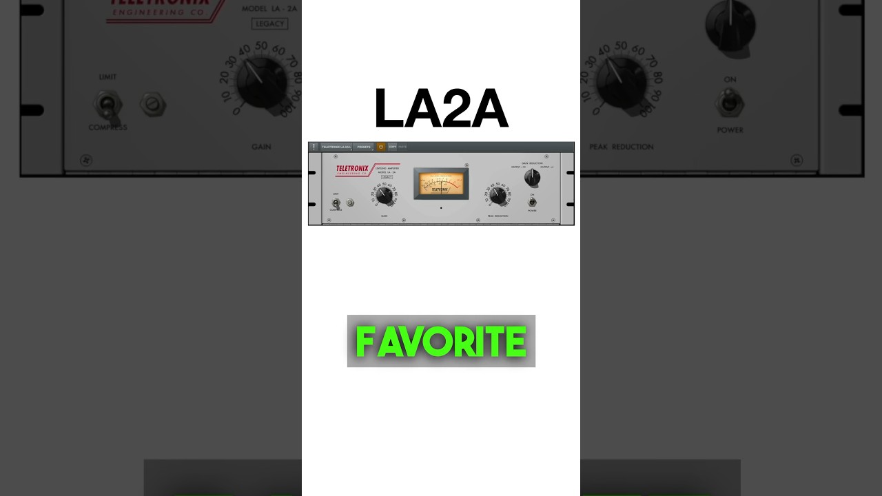 Discover Why the LA2A Is the Ultimate Vocal Compressor 🎤 | Full Tutorial