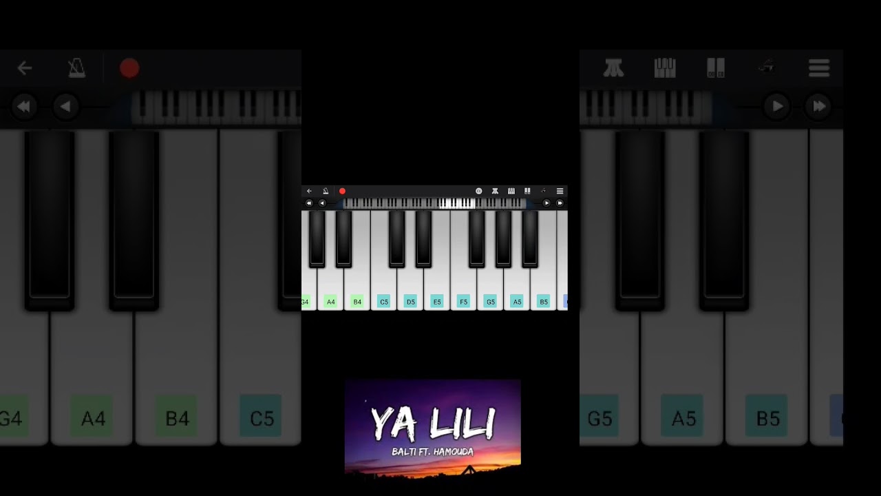 Balti - Ya Lili W Ya Lila | Easy Piano Tutorial 🎹