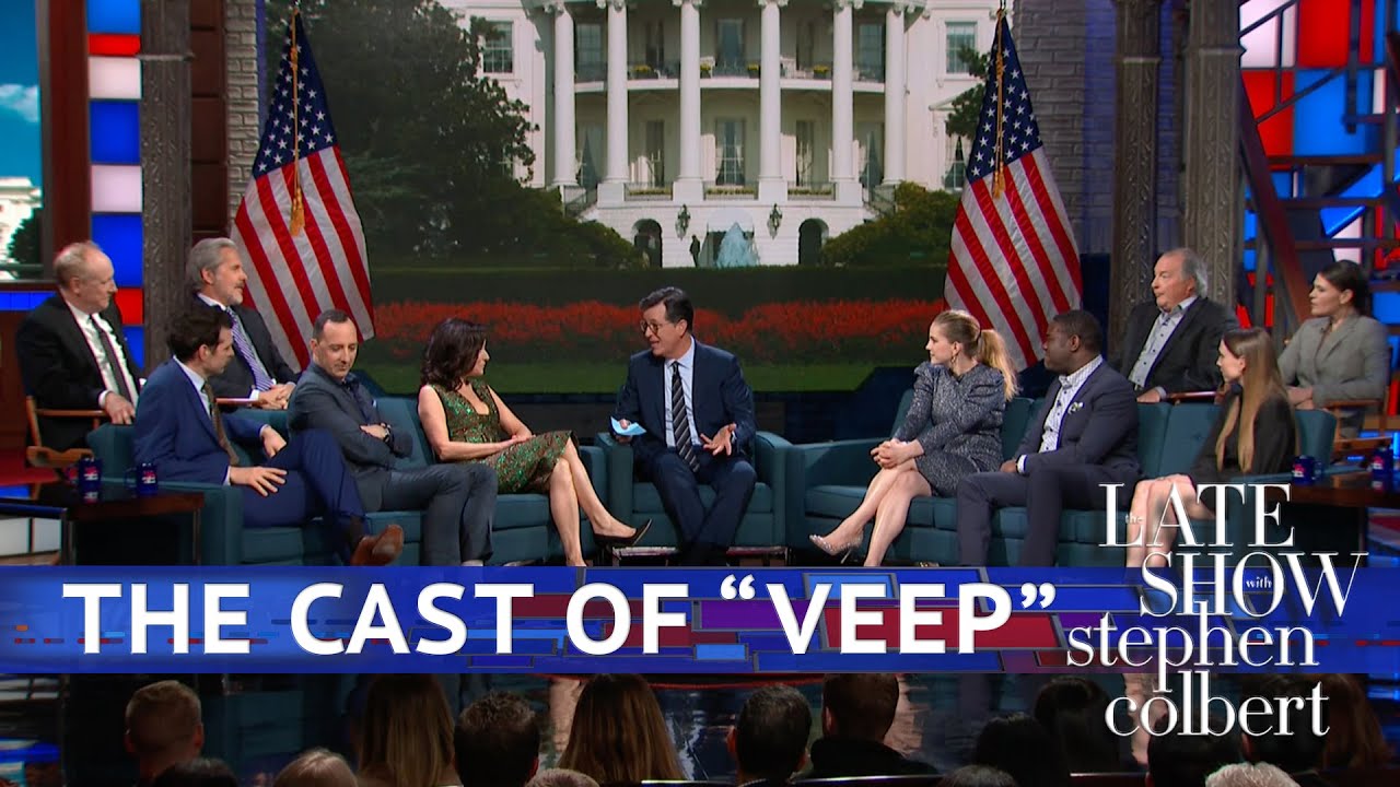VEEP Cast Reunites with Superfan Stephen Colbert 🎬