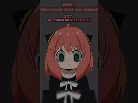 If the Mission has Ended!? #spyxfamily #anyaforger #shorts #angst #loidforger #yorforger