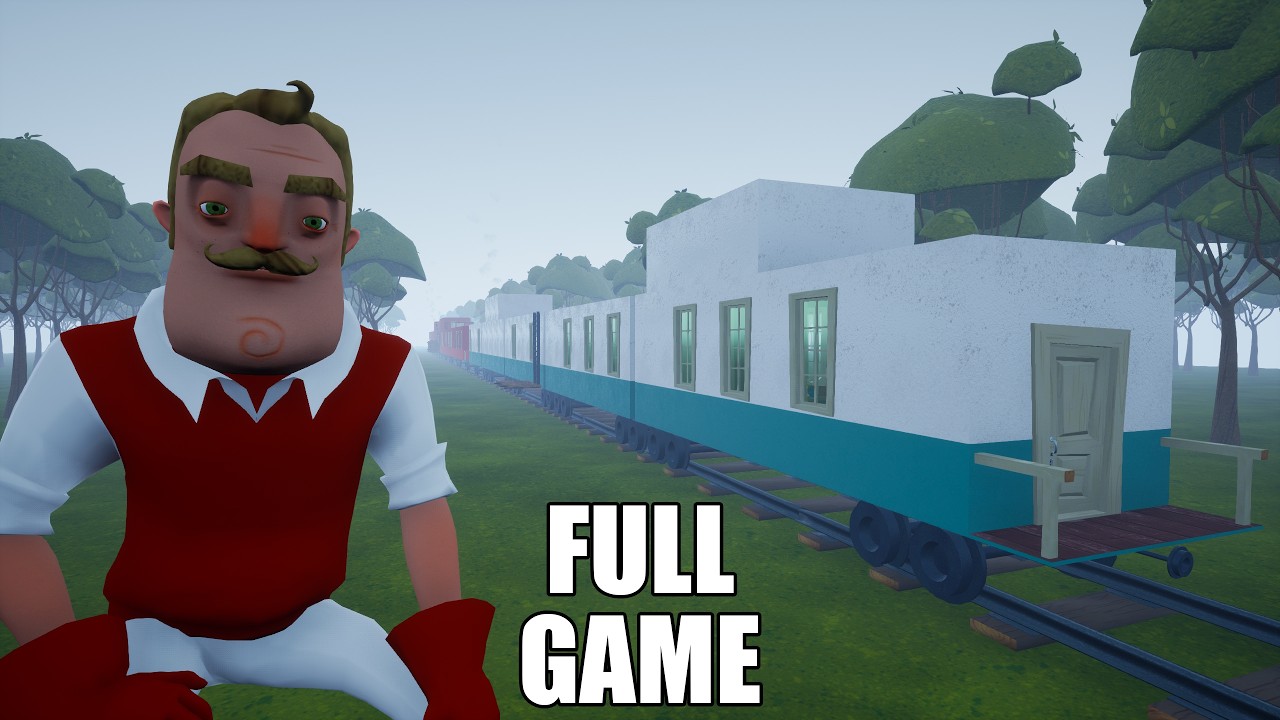 Hello Neighbor - Hello Train Full Walkthrough 🚆