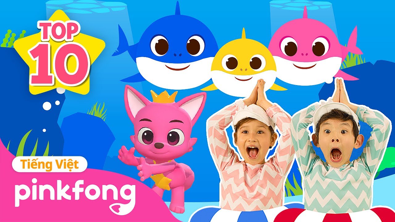 [Top 10] Baby Shark & Pinkfong Songs 🦈