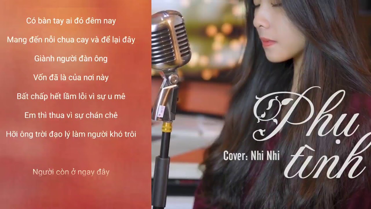 Phụ Tình Nhi Nhi Cover - Trịnh Đình Quang