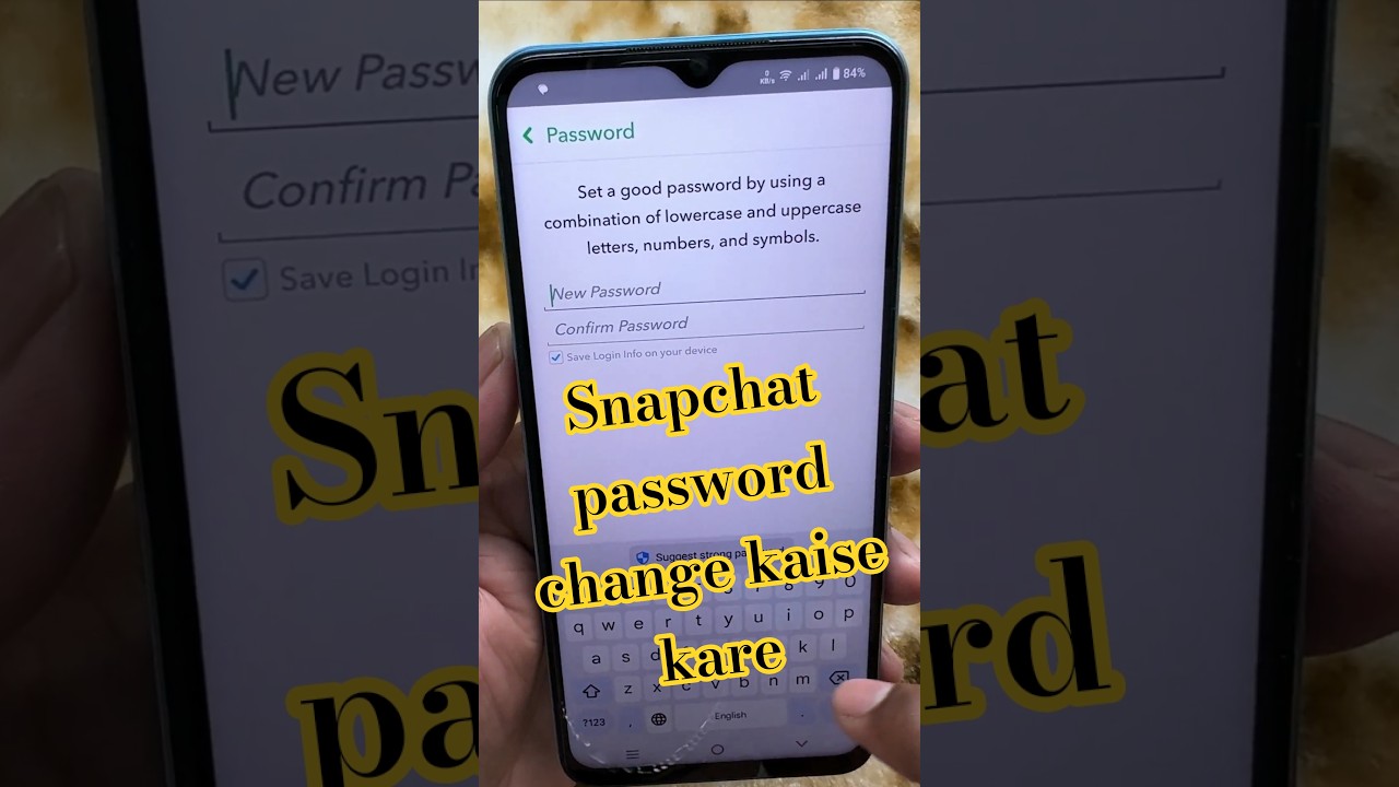 Snapchat id Ka Password Change Kaise Kare | Snapchat Password Change | #snapchat #shorts #ytshorts