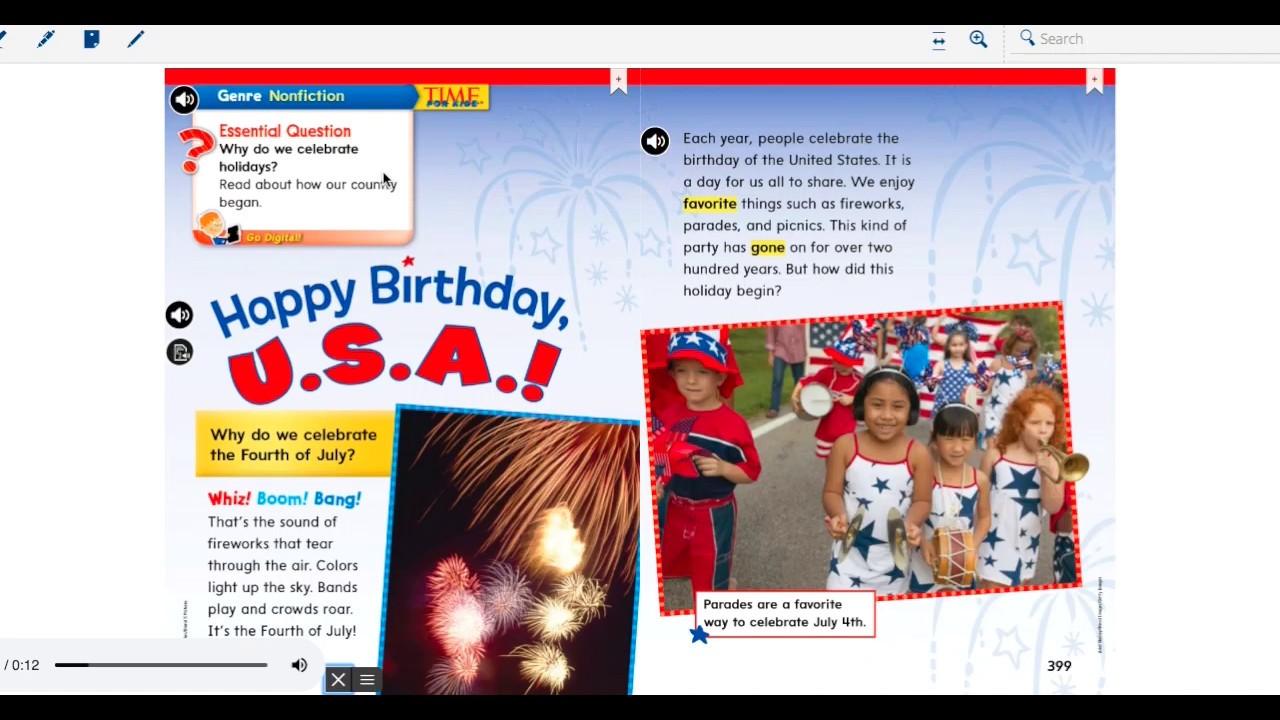 U.S.A Wonders Grade 1 Birthday Lesson 🎉