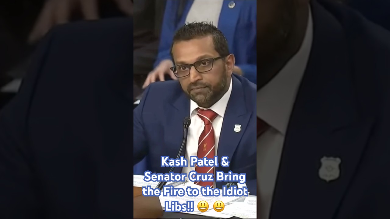 Kash Patel and Senator Cruz Criticize Libs