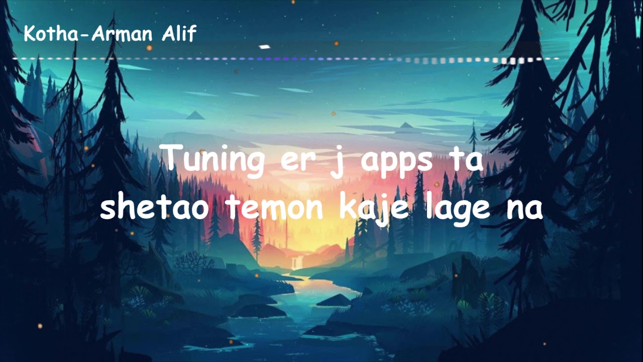 Kotha - Arman Alif | Lyrics by Sahriar Rafat | Eid Special Bangla Song 2019