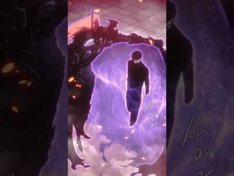 JINWOO ARISE HIMSELF - The Rebirth of the Shadow Monarch| Solo Leveling Edit | #shorts #sololeveling