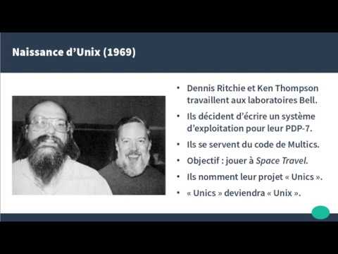 Introduction à Linux & l'Open Source (2) - De Multics à Unix