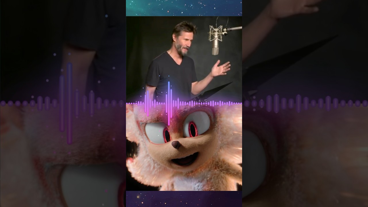 Keanu Reeves Voices Shadow in Sonic 3 Behind the Scenes 🎬