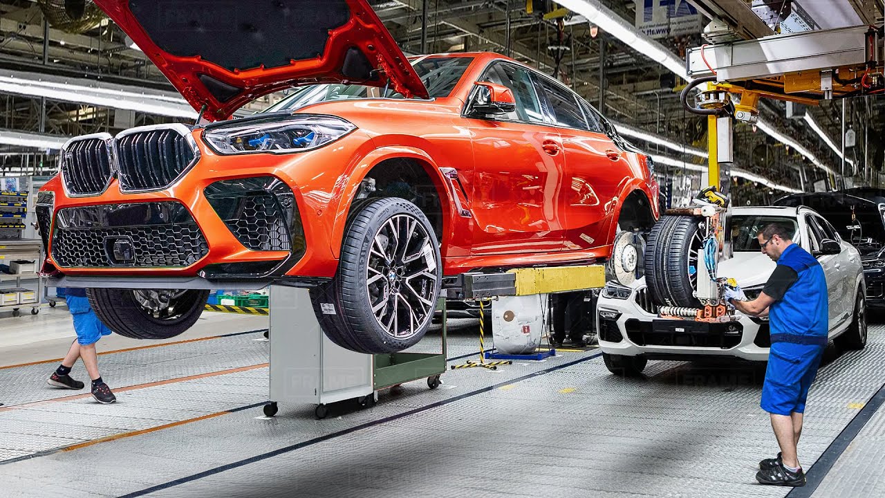 BMW X6 Production Line in the US 🚗