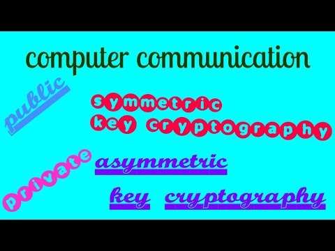 Symmetric and assymmetric key cryptography