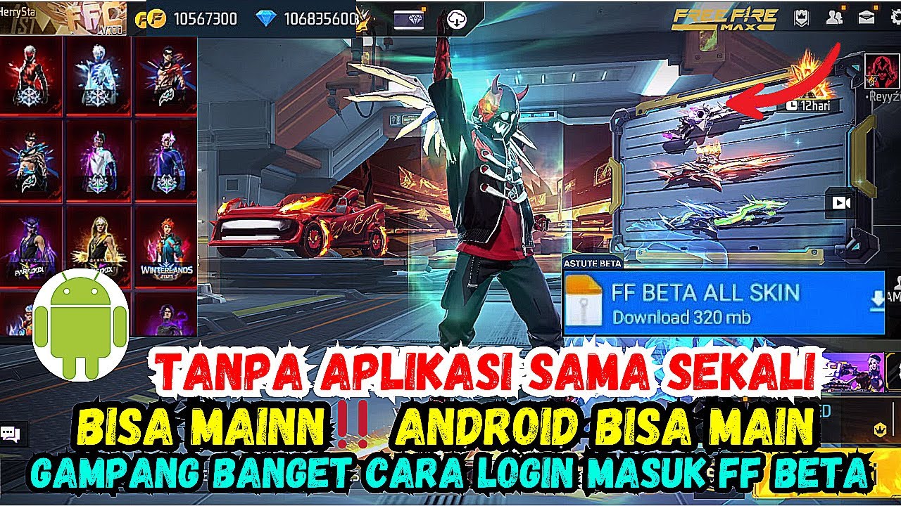 Cara Mudah Download dan Login Free Fire Beta Testing 2025 di Android Tanpa Root ๐ฅ