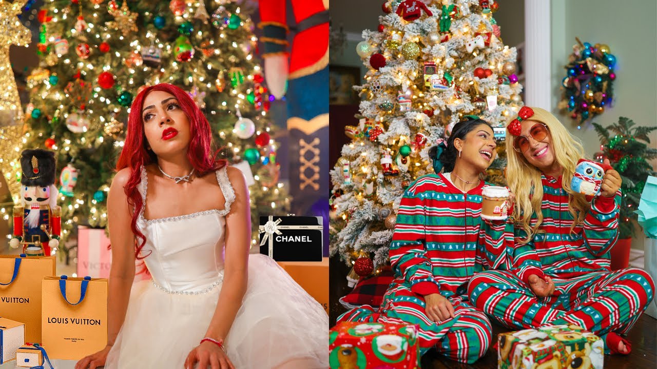 Christmas Celebrations: Luxurious Family vs. Simple Family 🎄