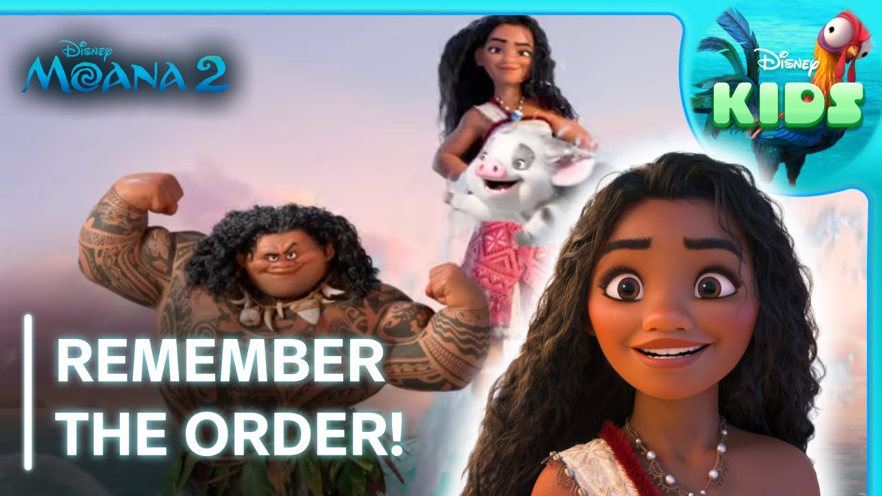 Wave Character Memory Challenge 🌊 | Moana 2 Game