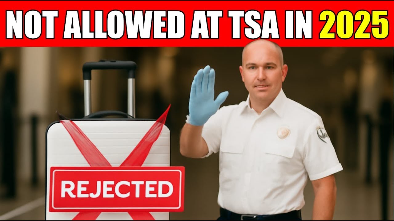 7 NEW TSA Carry on RULES for 2025 ( Don't Get Caught )
