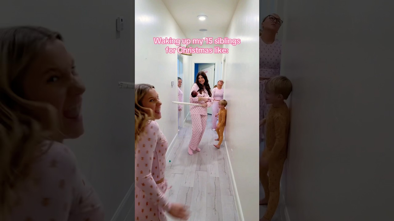 Waking up 16 kids for Christmas! π³π