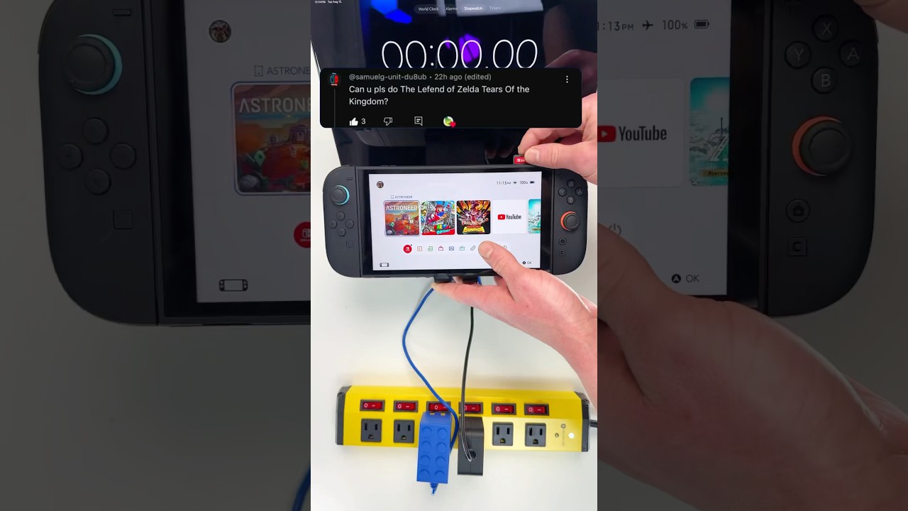 Zelda Tears of the Kingdom Switch 2 Battery Test 🔋