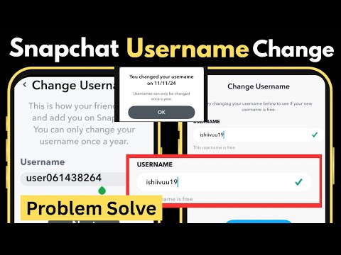 Snapchat username change | how to change snapchat username | snapchat you changed your username 
