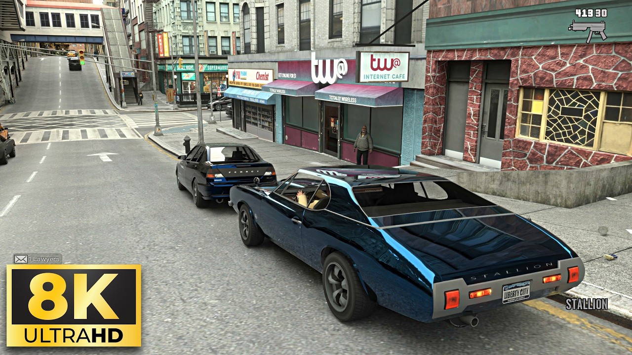 GTA IV RTX Remix 4K Graphics & Path Tracing Mod 🎮