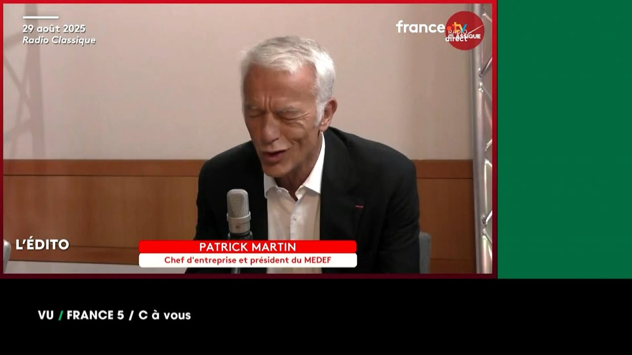 Vu du 06/09/25 : Le MEDEF et Bardella