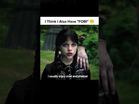 Wednesday Just Diagnosed Me 😂 | FOBI – Fear of Being Included | Wednesday Season 2