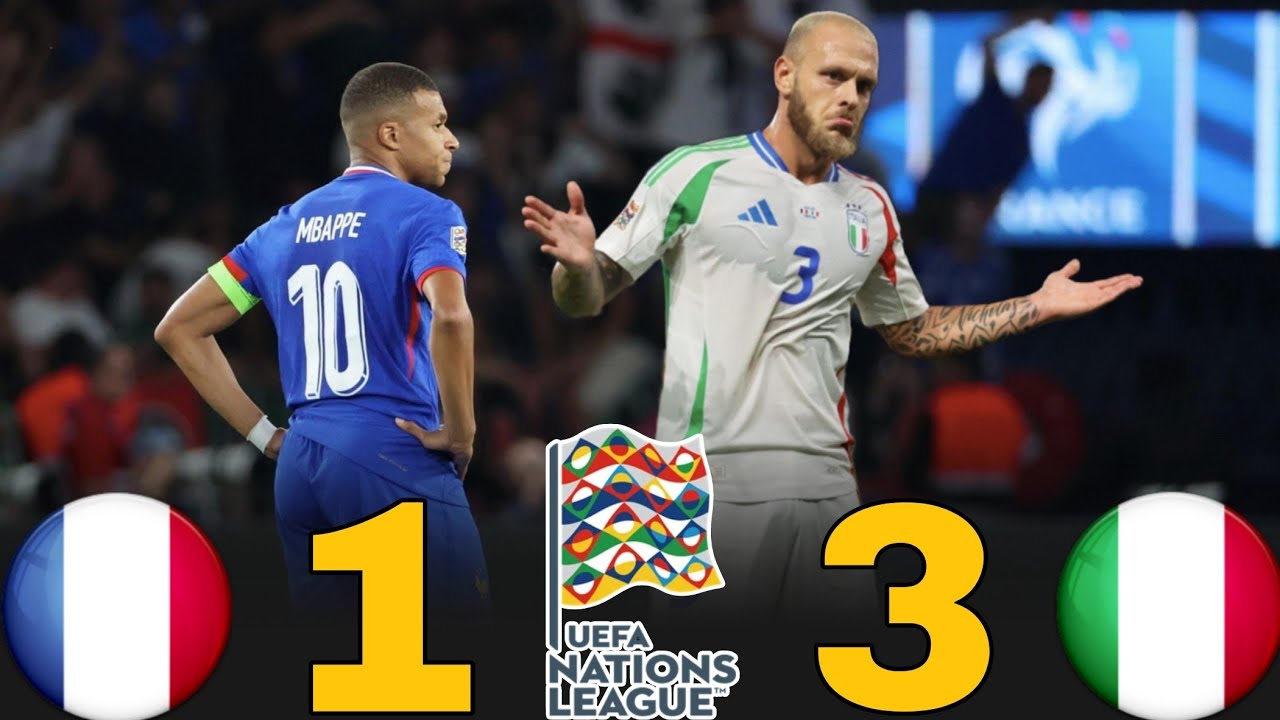 France vs Italy 1-3 Highlights & Goals 🇫🇷🇮🇹