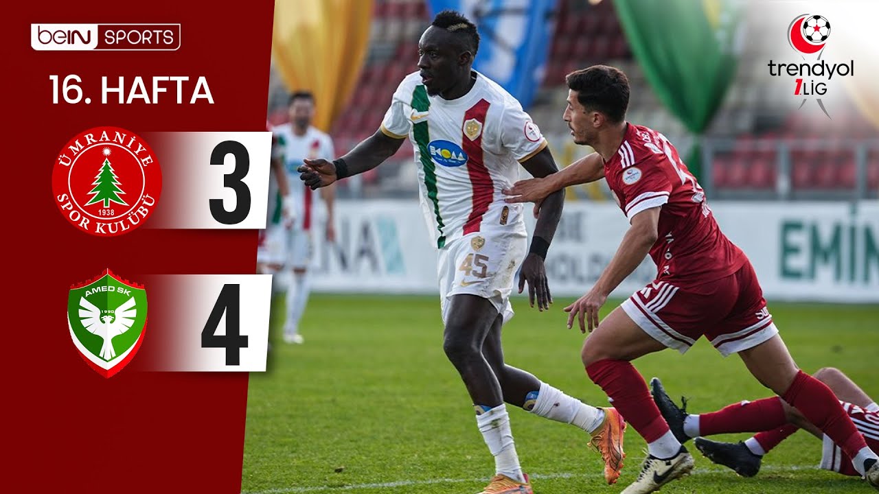 Ümraniyespor 3-4 Amed Sportif Faaliyetler | 16. Hafta Özeti