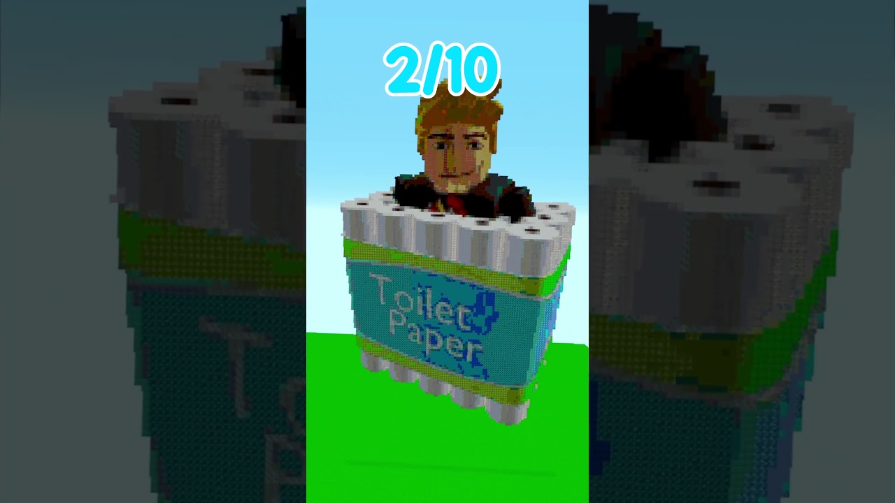 Pixel Art Roblox su Minecraft 🎮