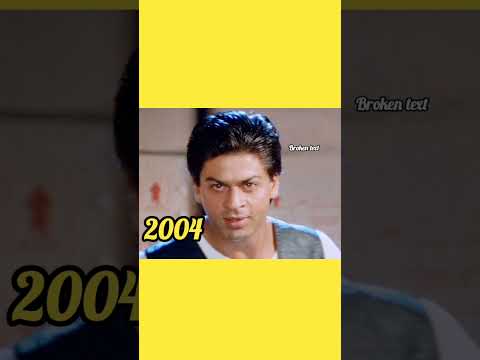 srk Face Evolution 1982_2023 #complete change# brokentext