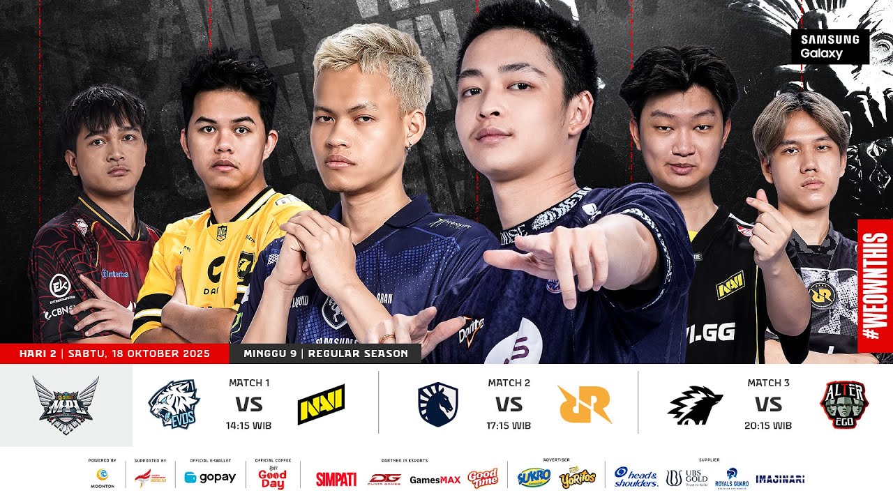 MPL ID S16 Week 9 Day 2 Live ๐ด