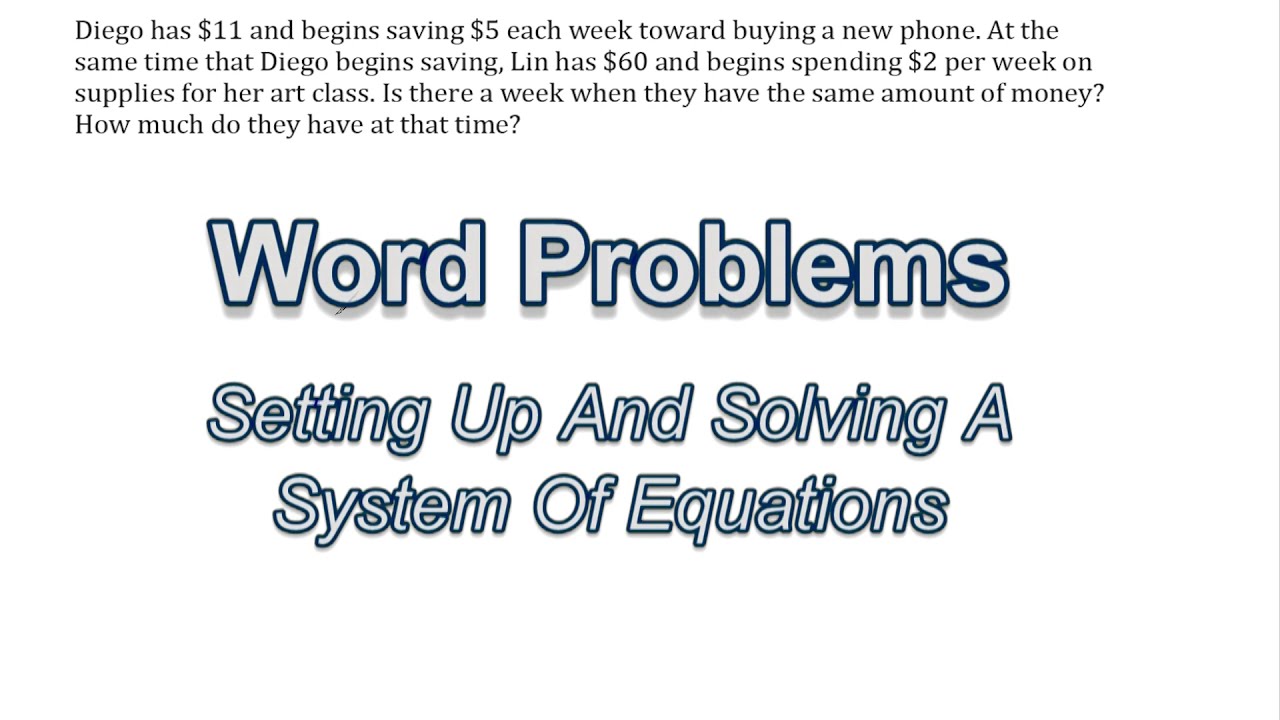 Mastering Word Problems with Systems of Linear Equations 📚
