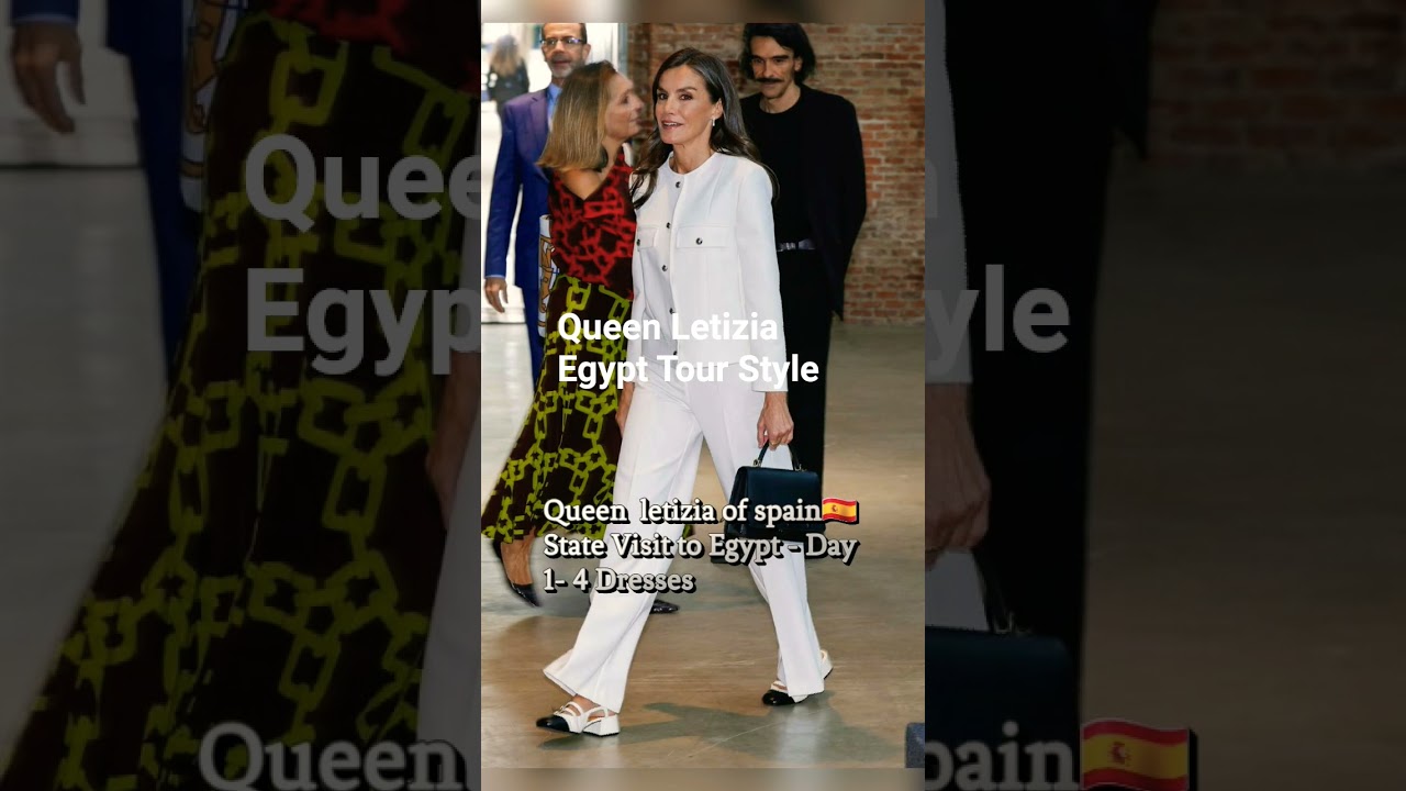 Queen Letizia's Elegant Style in Egypt 🇪🇸