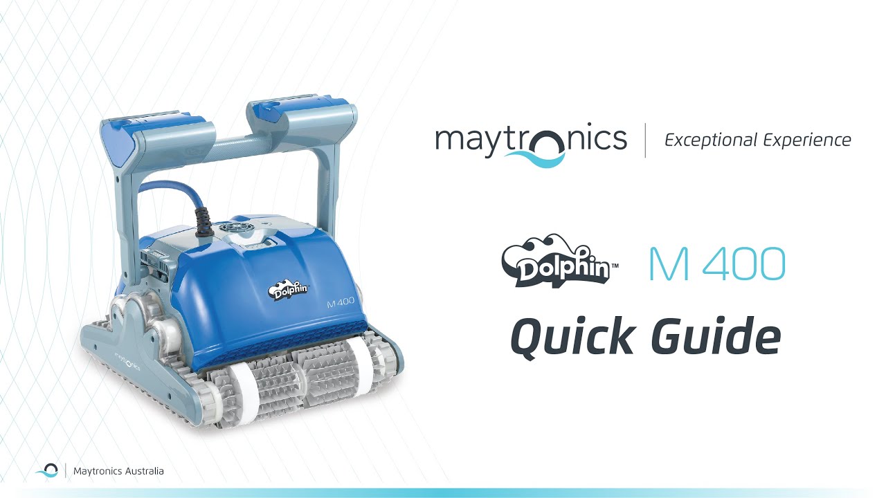 Dolphin M400 Robotic Pool Cleaner: Quick Guide & Features 🏊‍♂️