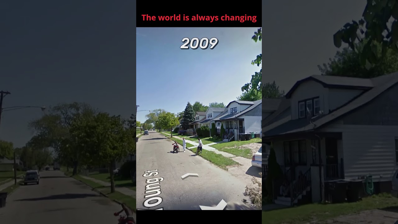2009 vs 2018 – This street used to be full of life😔 #BeforeAndAfter #ThenAndNow #Nostalgia