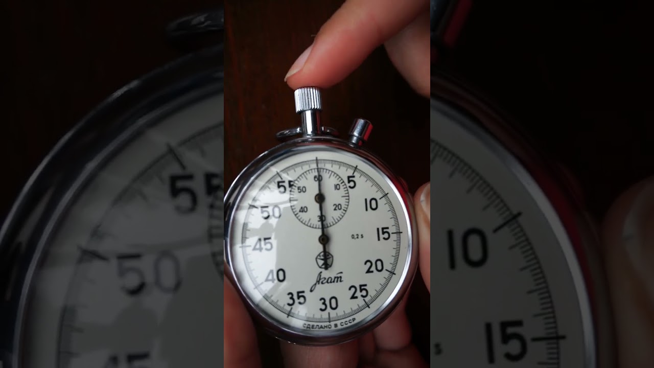 Vintage USSR Stopwatch ASMR 🕰️