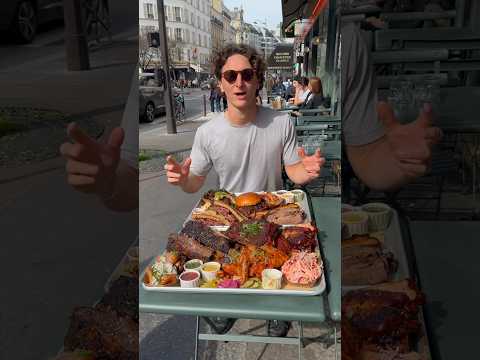 Trying the best BBQ in Europe 📍MELT BBQ, Paris #food #bbq #paris #barbecue #foodie #beefrib #meat