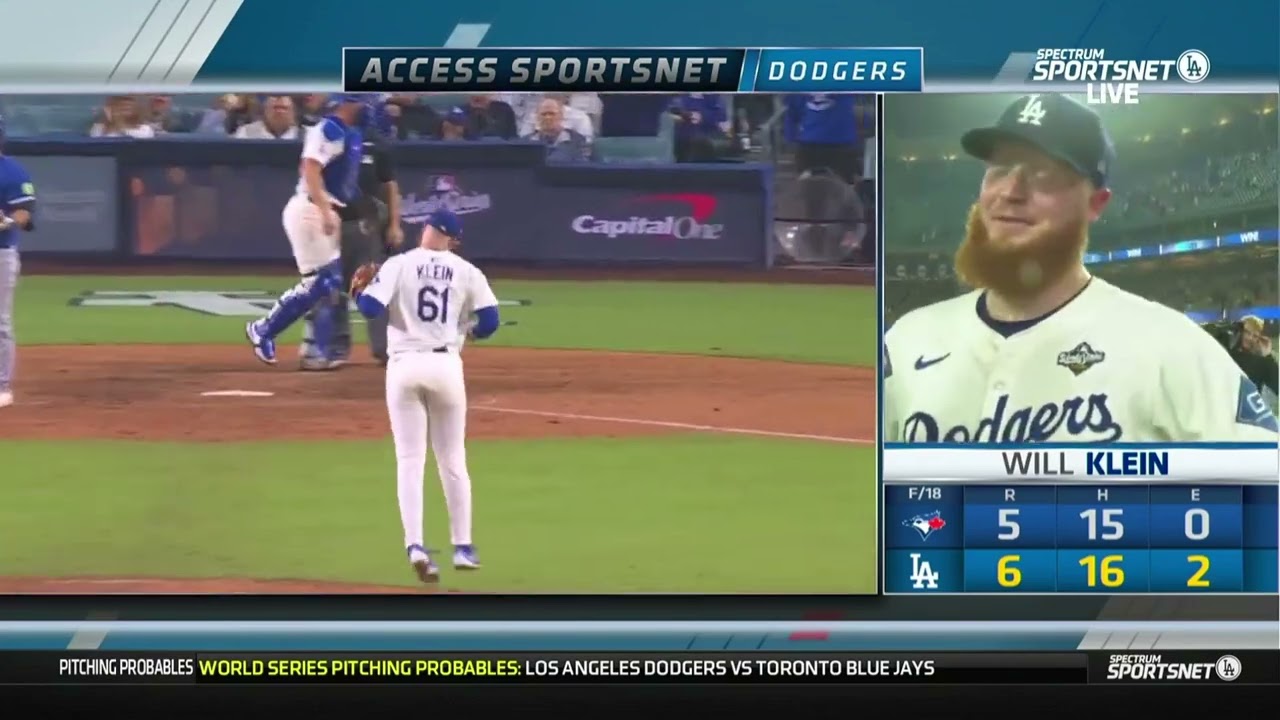 Will Klein Breaks Down Amazing Dodgers Bullpen in 18-Inning Win vs Blue Jays ⚾️