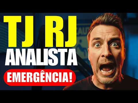 🚨 PLANO EMERGENCIAL TJ RJ ANALISTA | REPITA ISSO POR 90 DIAS E PASSE NO CONCURSO
