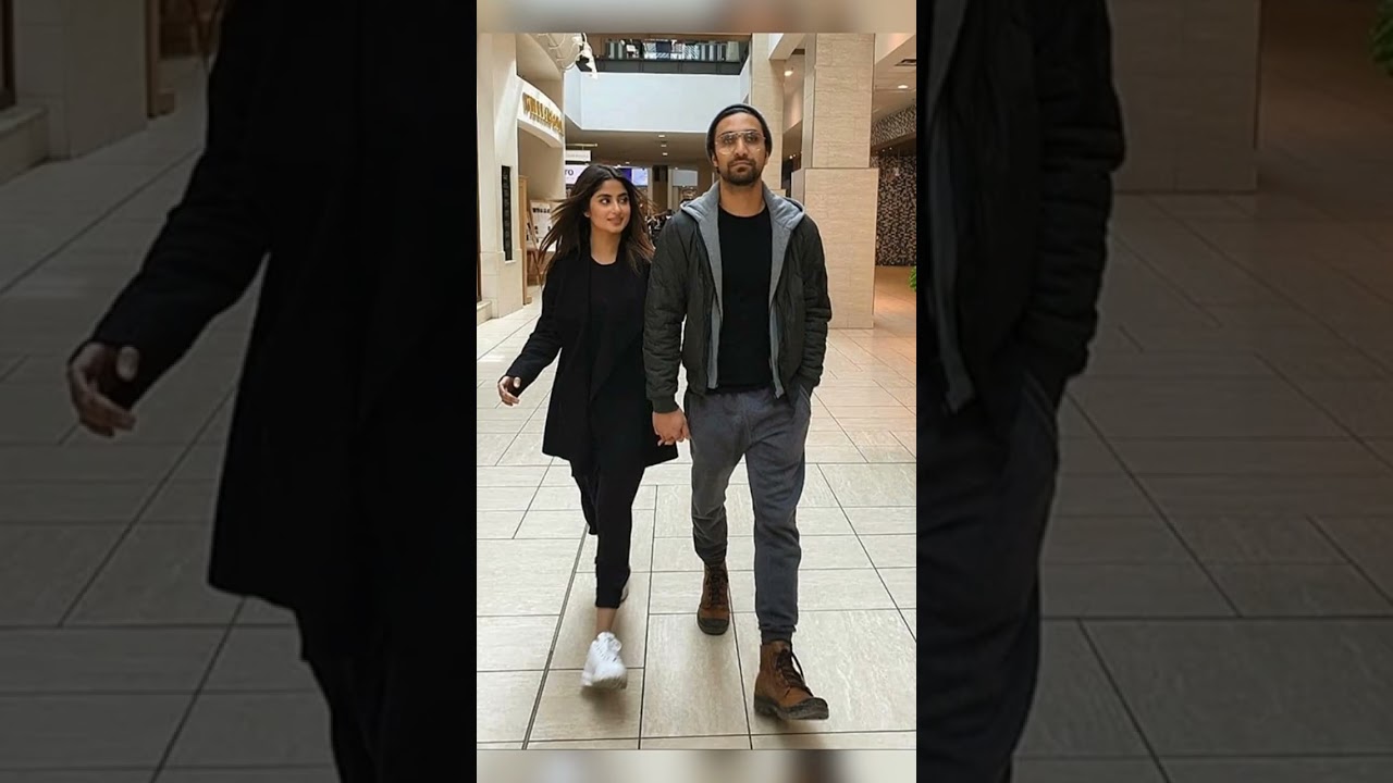 Adorable TikTok of Sajal Ali & Ahad Raza 😍