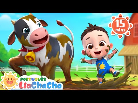 A Vaquinha Lola | Canção da Fazenda | Sons dos Animais | LiaChaCha em Português - Músicas Infantis