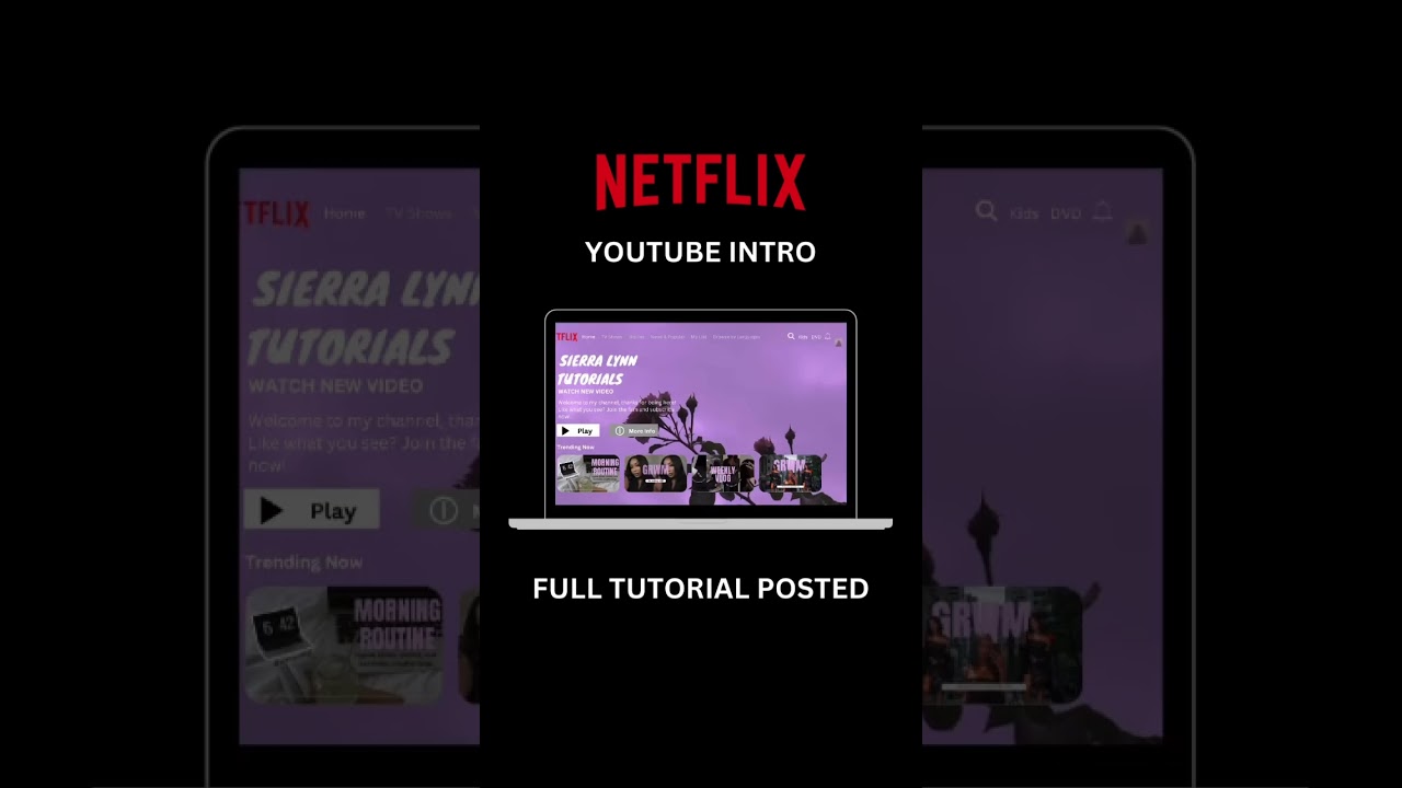 Netflix YouTube Intro Tutorial π¬