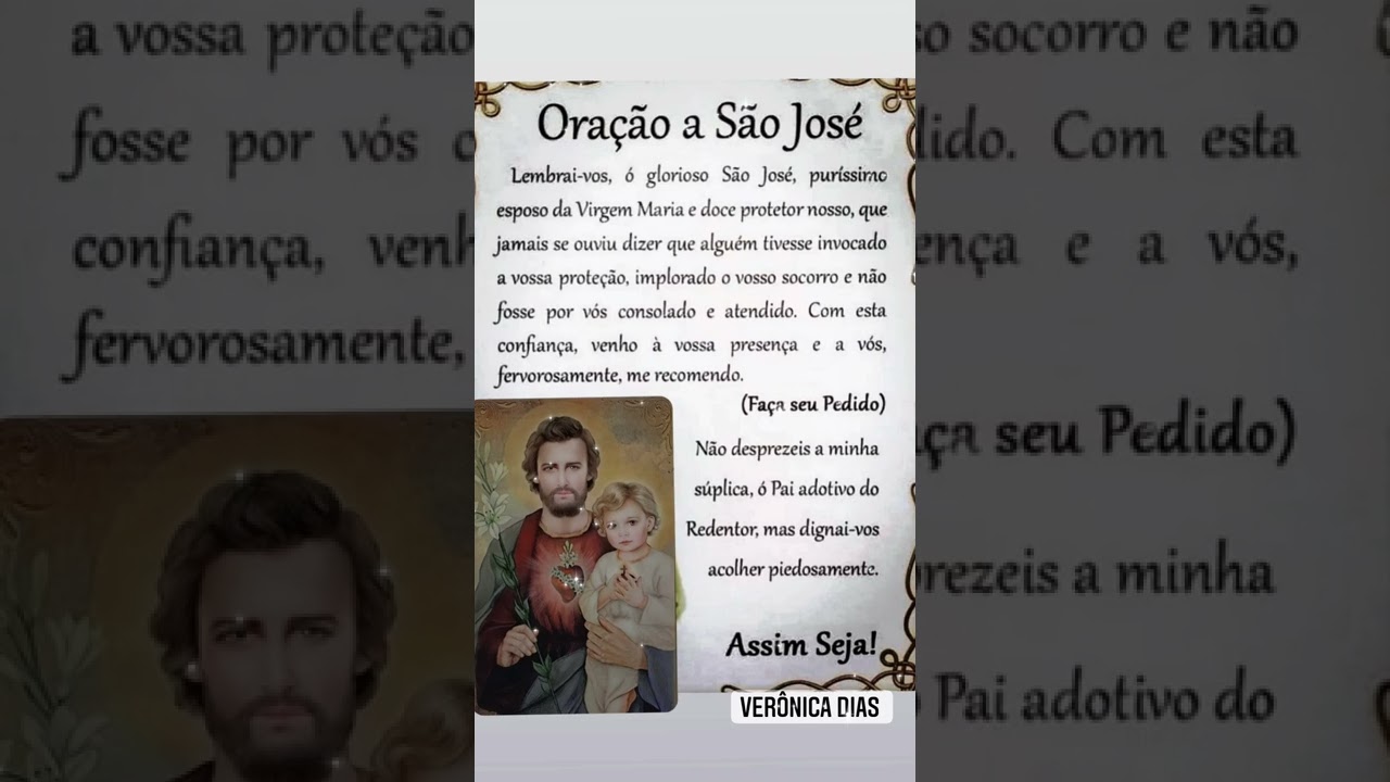 Oração a São José 🙏