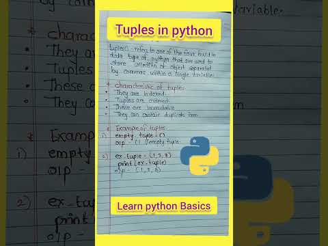tuples in python #shortsfeed #shorts #python #python programming