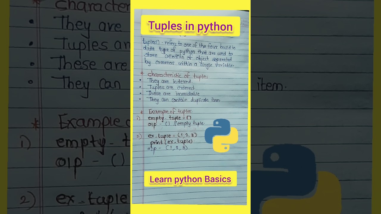 Master Python Tuples in Just Minutes! 🐍 #Shorts