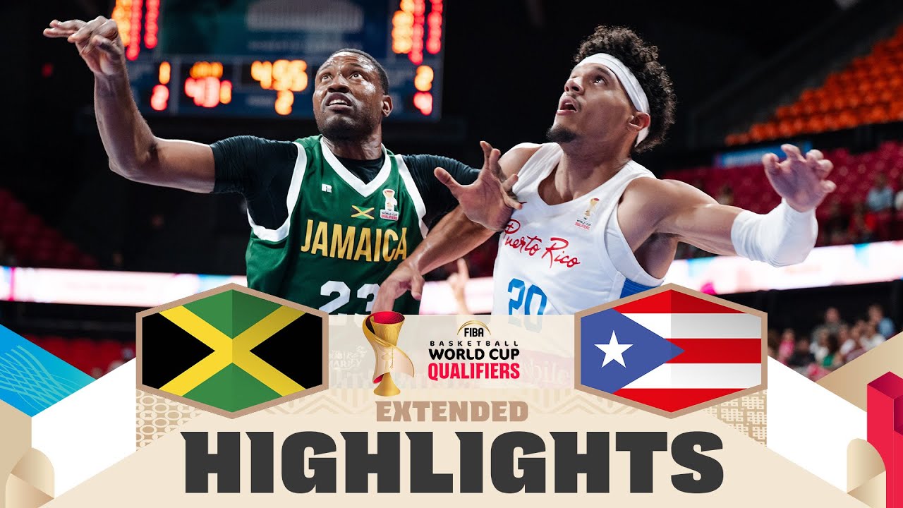 Jamaica 🇯🇲 vs Puerto Rico 🇵🇷 | FIBA World Cup Qualifiers