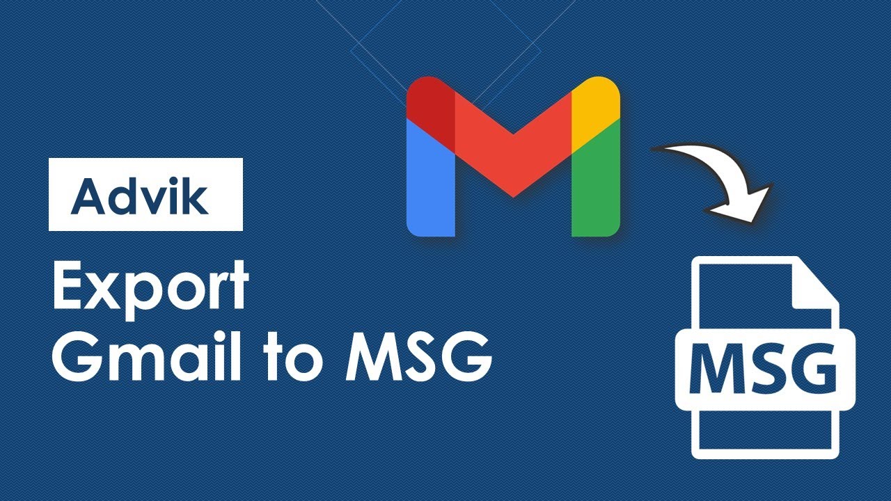 Bulk Export Gmail Emails to MSG Files 📧
