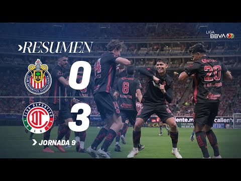 CHIVAS 0-3 TOLUCA J9 AP25 | El DIABLO arrasó en Guadalajara