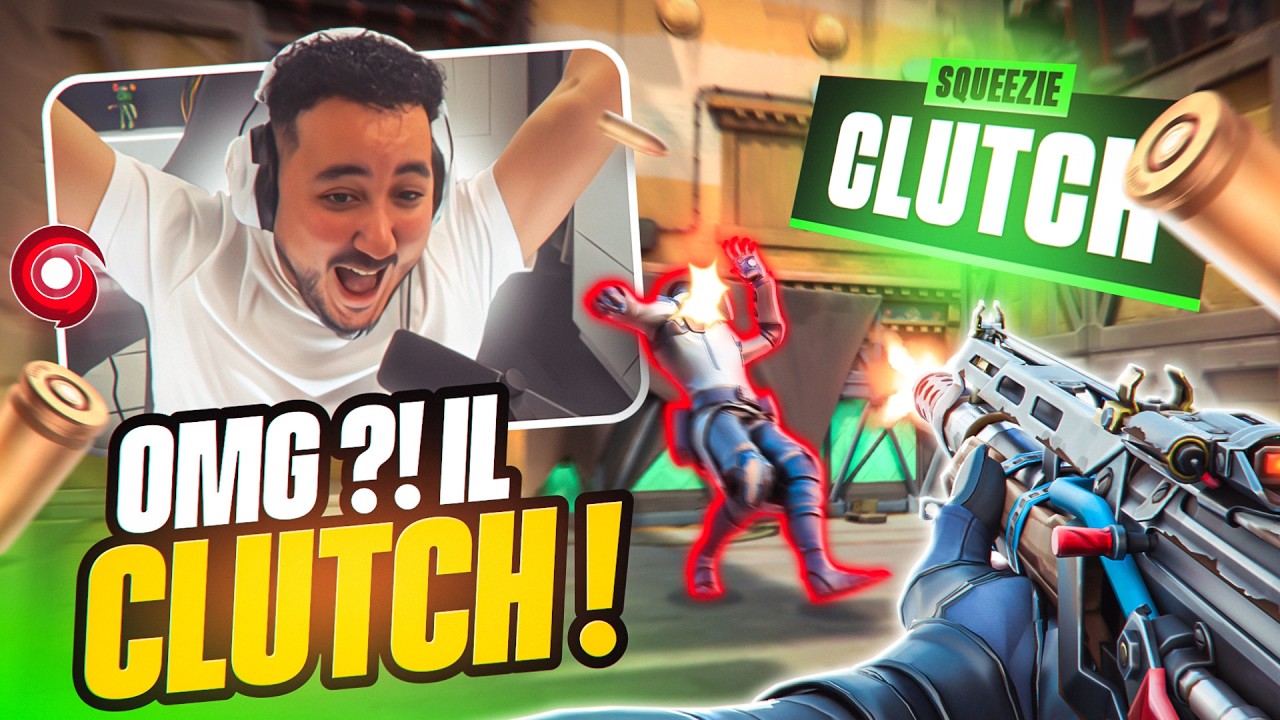 Clutch au meilleur moment ? Valorant ft. Squeezie 🥵