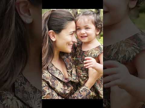 Beautiful daughter of alia bhatt and ranbir #kesariya #arijitsingh #unseenpic